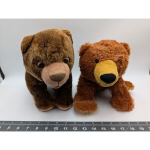 Kohls Eric Carle Brown Bear Plush Lot of 2 Stuffed Animal Toy